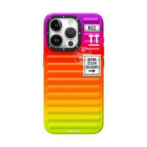 قاب یانگکیت iPhone 14 Pro Max مدل Sunset Red Glow Luggage-Inspired