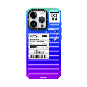 قاب یانگکیت iPhone 14 Pro Max مدل Sunset Red Glow Luggage-Inspired